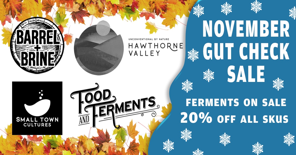 You are currently viewing November Gut Check Ferments Sale