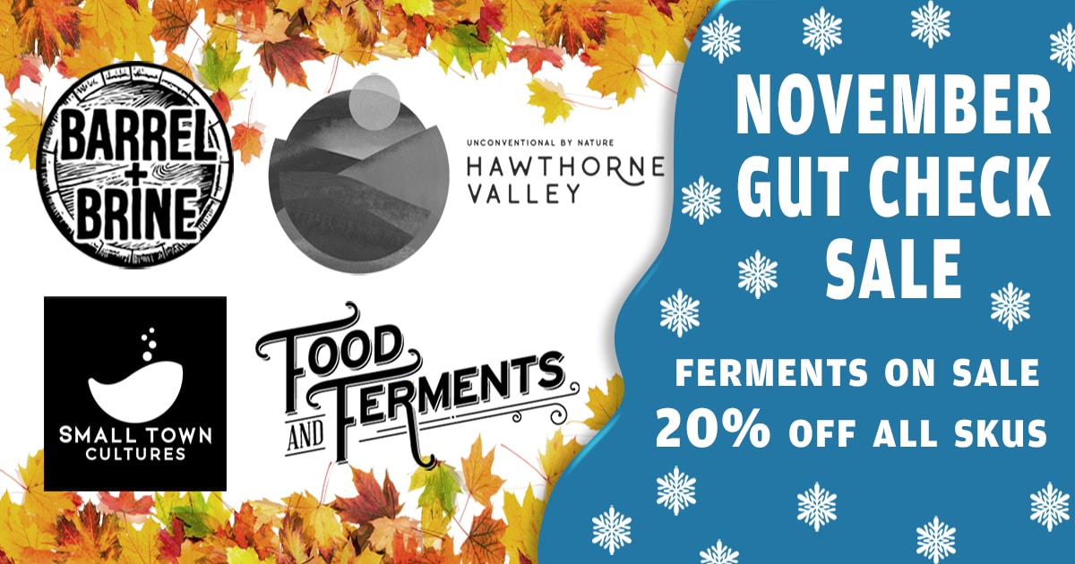 Read more about the article November Gut Check Ferments Sale