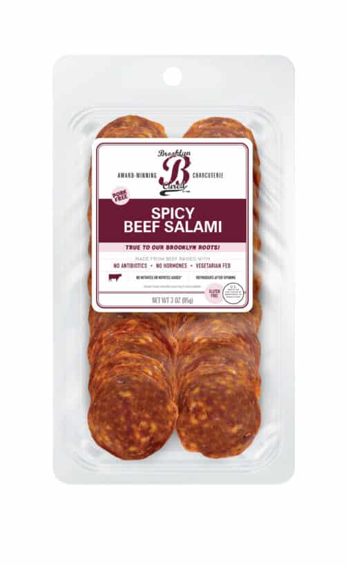 Salami, Beef, Spicy, Sliced  12/3oz