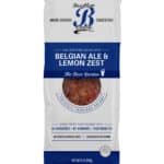 Salami Chub, Belgian Ale & Lemon Zest (Beer Garden)  12/5oz