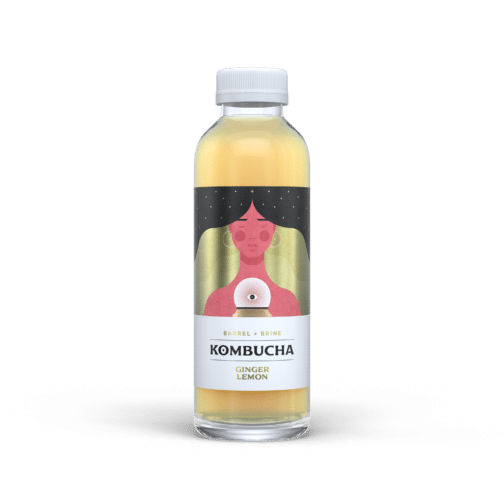 Kombucha, Ginger Lemon  12/14oz