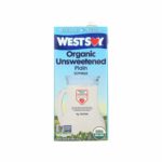 Soy Milk, Unsweetened Plain, Organic  12/32oz