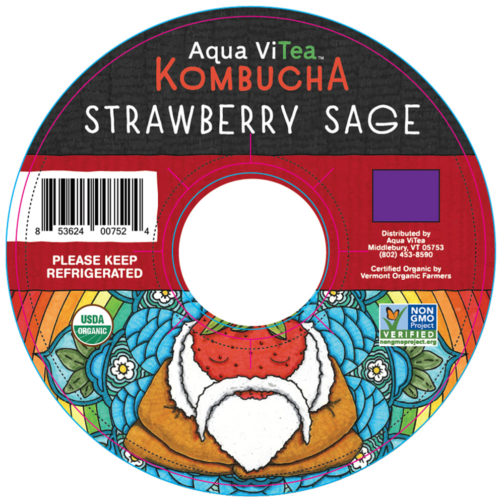 Kombucha, Strawberry Sage Keg 5gal