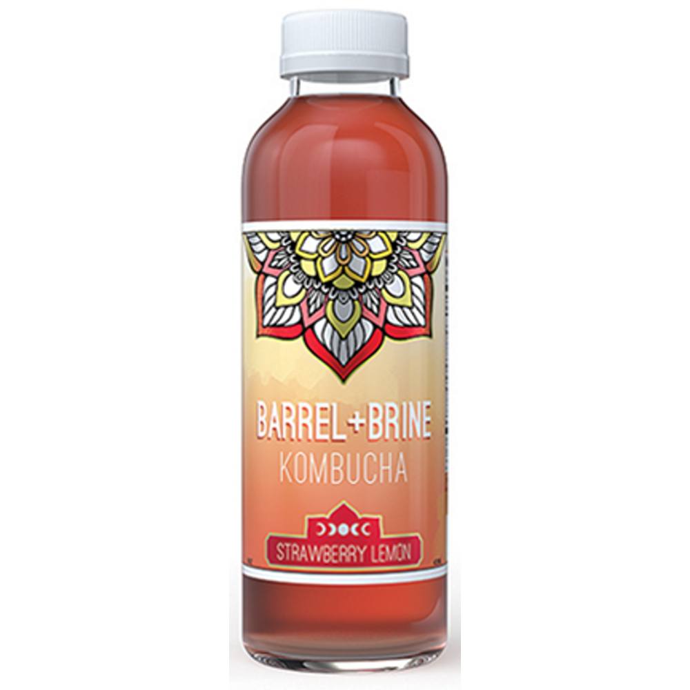 Kombucha, Strawberry Lemon  12/14oz