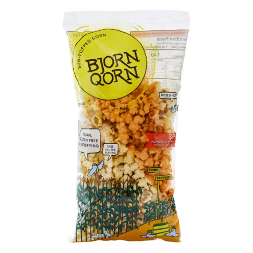 Popcorn Spicy, Bjorn Qorn 12/3oz