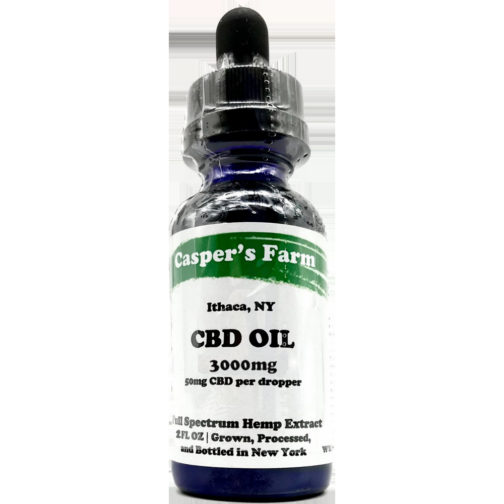 CBD Oil, Casper's Farm, Organic 3000mg