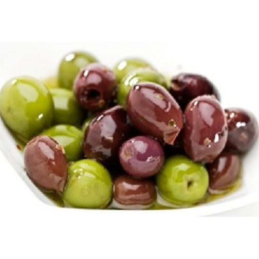 Olives, Greek Country Mix, w/ Pits 11#