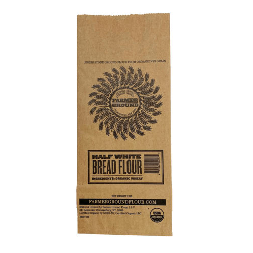 Half White Bread Flour (High Ext.), Organic 12/2#