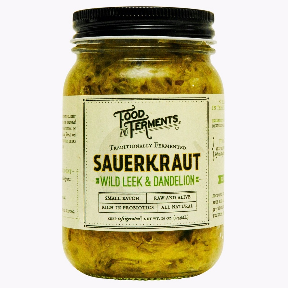 Sauerkraut, Wild Leek & Dandelion 12/15.5oz