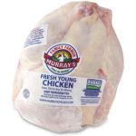 Chicken, Whole, SINGLE (#149) Bagged  ~3#    $/#