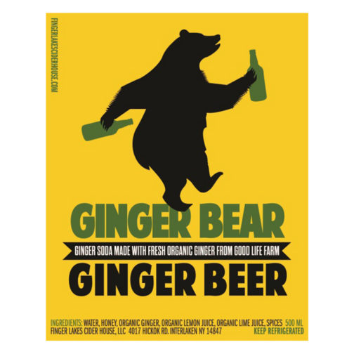 Ginger Beer, "Ginger Bear"   12/500ml