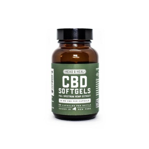 CBD Softgels, Full Spectrum, 20mg, 12/60 ct