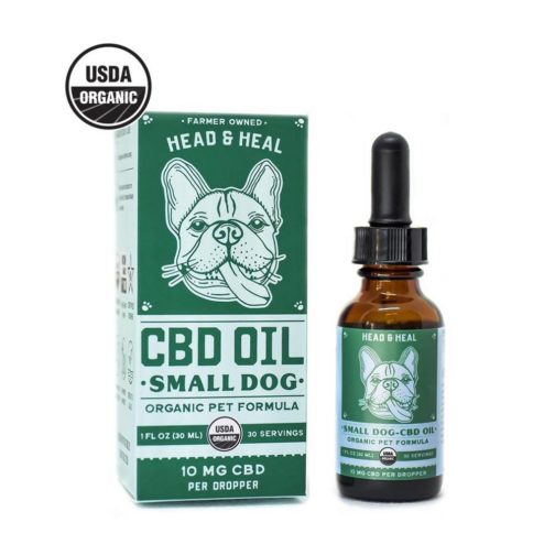 Small Dog CBD Oil, Organic 300mg, 12/1oz
