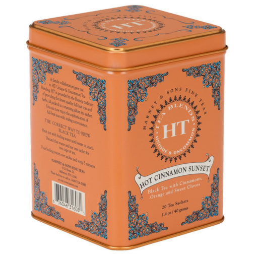 Hot Cinnamon Spice Tea, Tin 4/20ct