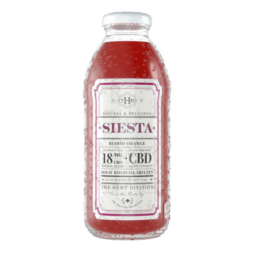 CBD Tea, Blood Orange (Siesta) 12/16oz