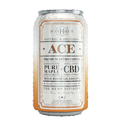 Nitro Coffee, Maple, CBD Premium (Ace) 6/12oz