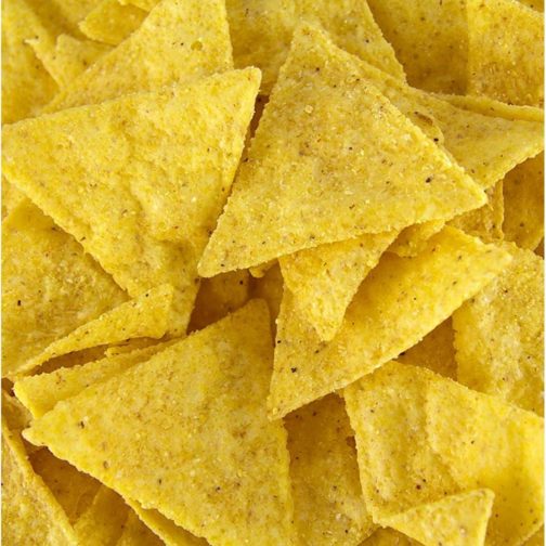 Corn Chips, Yellow, Thick, Salted (#3031) 5/1.2#