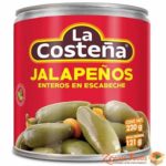 Jalapenos, Whole, Escabeche Style Canned   6/#10