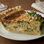 Quiche, Spinach w/ Goat Cheese   6/9″