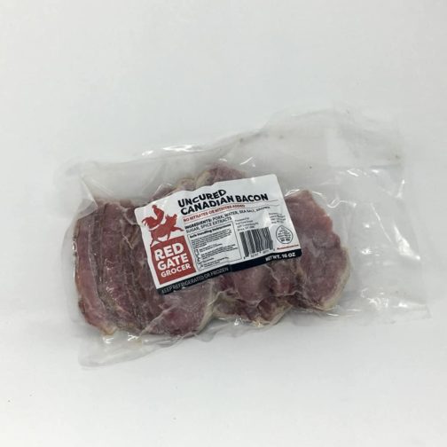 Bacon, Canadian, Uncured No Nitrates or Nitrites 12/16oz