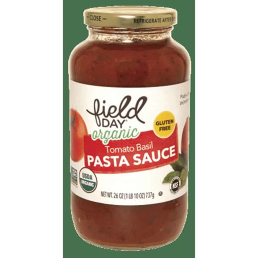 Pasta Sauce, Tomato Basil, Organic 26oz