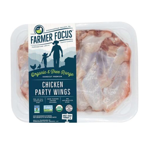 Chicken, Party Wings, Organic SINGLE ~1.25# $/#