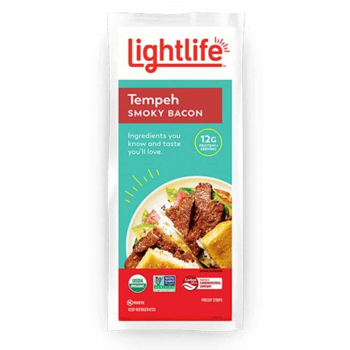 Tempeh Strips, Smoky Fakin' Bacon, Organic   4/1.5#