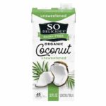 Coconut Milk, Unsweetened Organic (So Delicious)  12/32oz