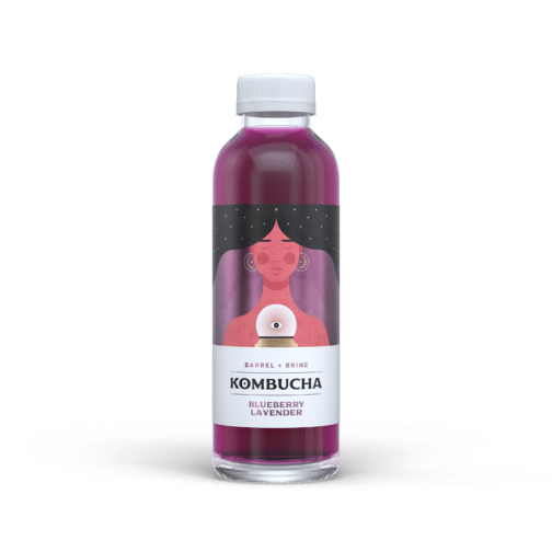 Kombucha, Blueberry Lavender  12/14oz