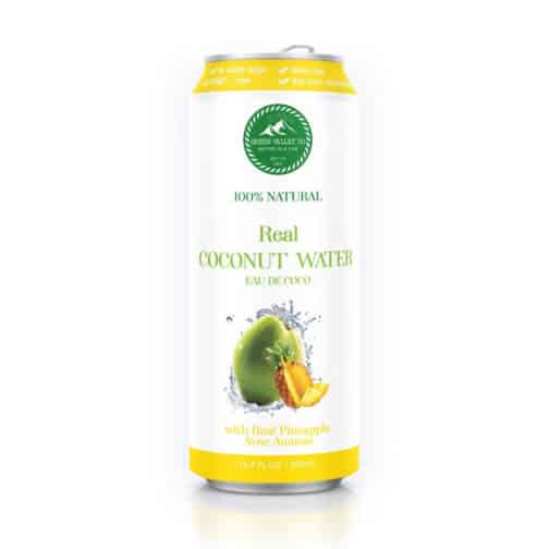 Coconut Water, 100% Natural, w/ Pineapple  12/16.9oz