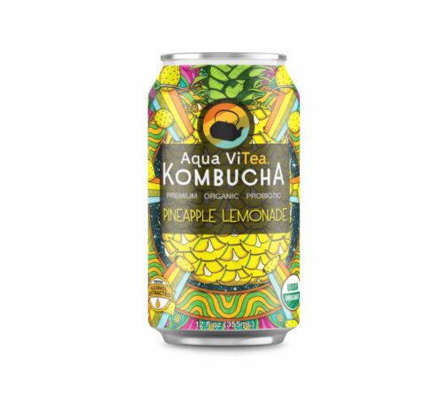 Kombucha, Pineapple Lemonade, Cans 12/12oz