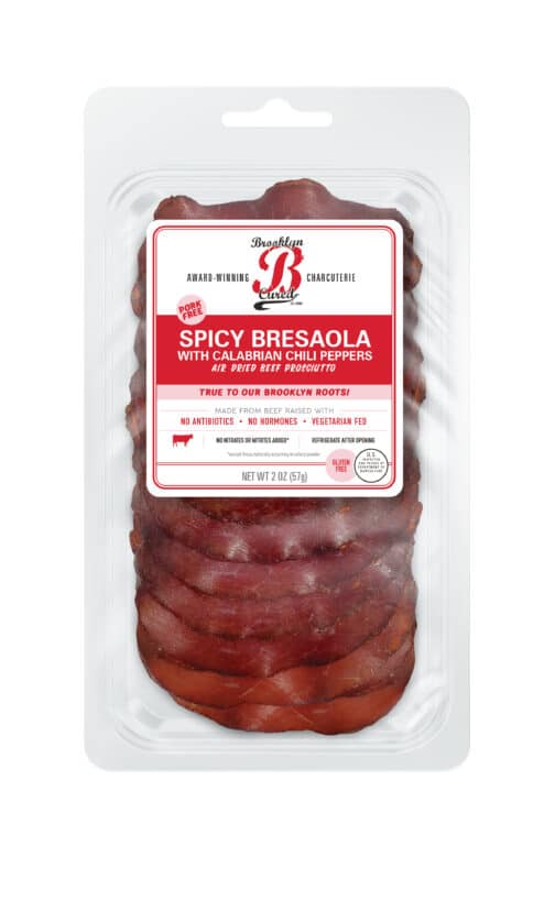 Bresaola, Spicy, w/ Calabrian Chili, Sliced  12/2oz