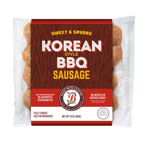 Sausage, Korean BBQ S/O 8/12oz