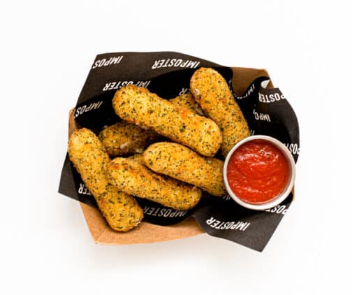 Vegan Mozzarella Sticks, Imposter   8#